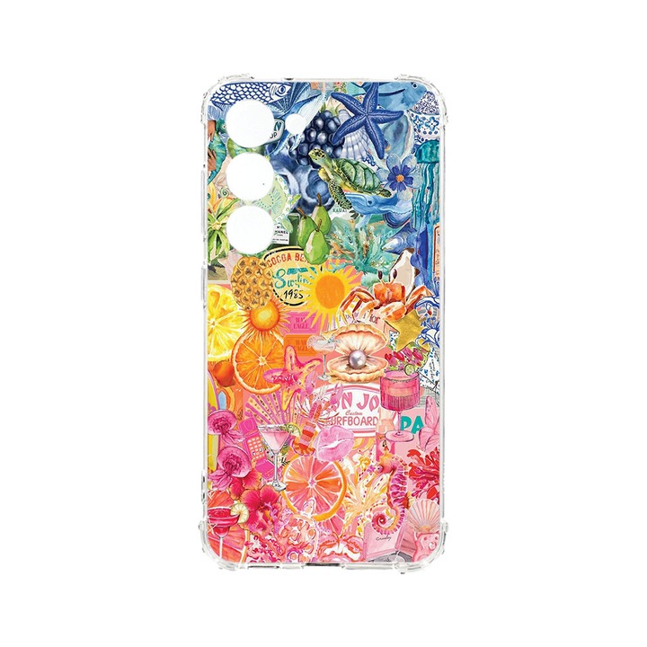BestCase® Husa Anti Shock Compatibila cu Samsung Galaxy S22, Tropical, 1118480 AS 2037