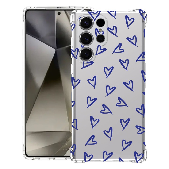 BestCase® Husa Anti Shock Compatibila cu Samsung Galaxy S26 Ultra, Cute Hearts Pattern, 1988287 AS 2088