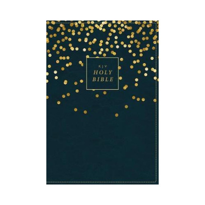 Kjv, Thinline Bible Youth Edition, Leathersoft, Blue, Red Letter Edition, Comfort Print - Thomas Nelson