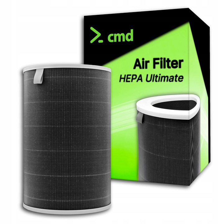 Filtru HEPA CMD pentru purificator de aer Xiaomi Smart Air Purifier 4 LITE, negru/gri, 310x200mm, set 1 buc.