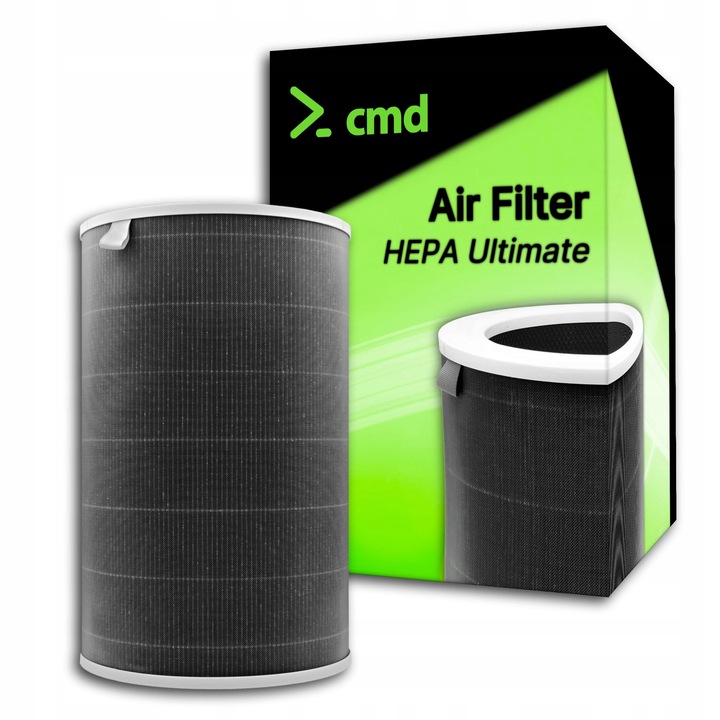 Filtru HEPA CMD pentru purificator de aer Xiaomi Smart Air Purifier 4 PRO, negru/gri, 357x226mm, set 1 buc.