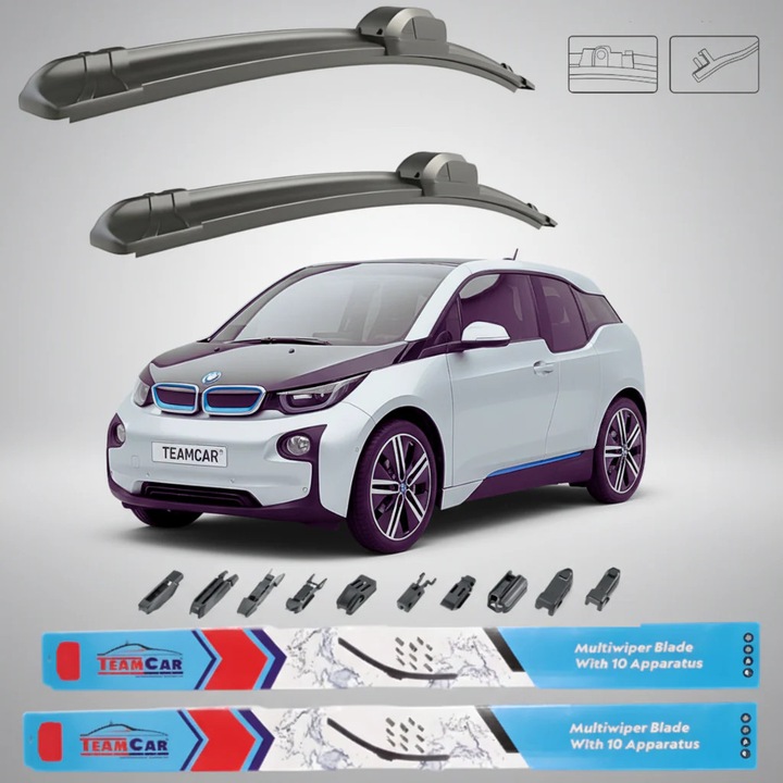 Stergatoare BMW i3 (2013–2017) Flat, Set fata – TeamCar®