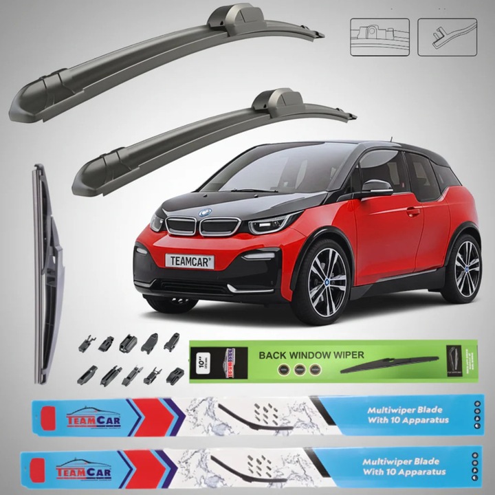 Stergatoare BMW i3s (2017–2022) Flat, Set Complet – TeamCar®