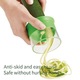 Spiralizor manual pentru legume, verde, 9x8cm