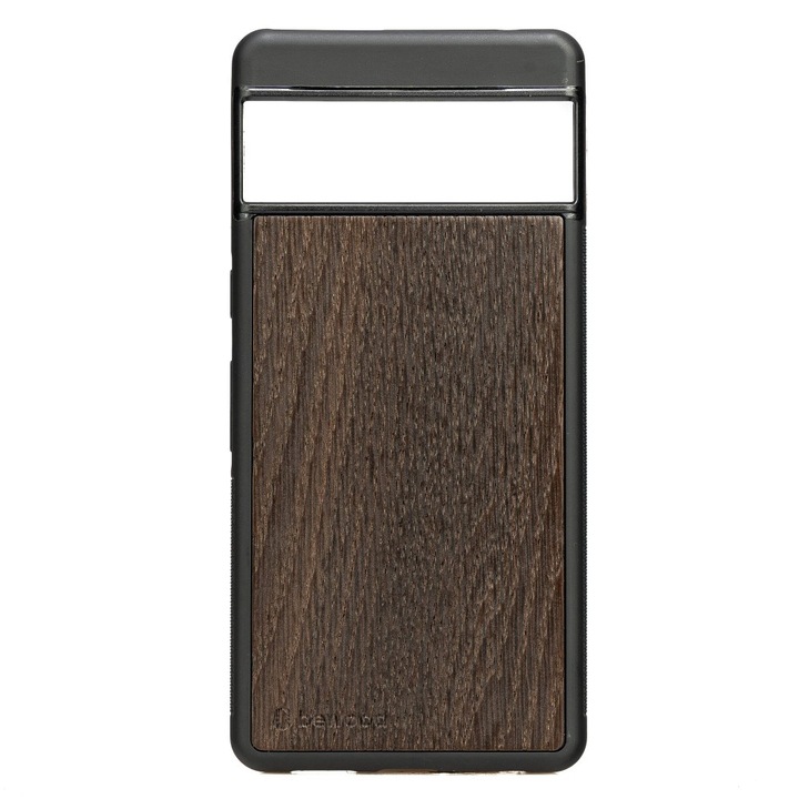 Husa telefon Google Pixel 7 Pro, Bewood, din lemn de stejar afumat, 100% protectie, usoara