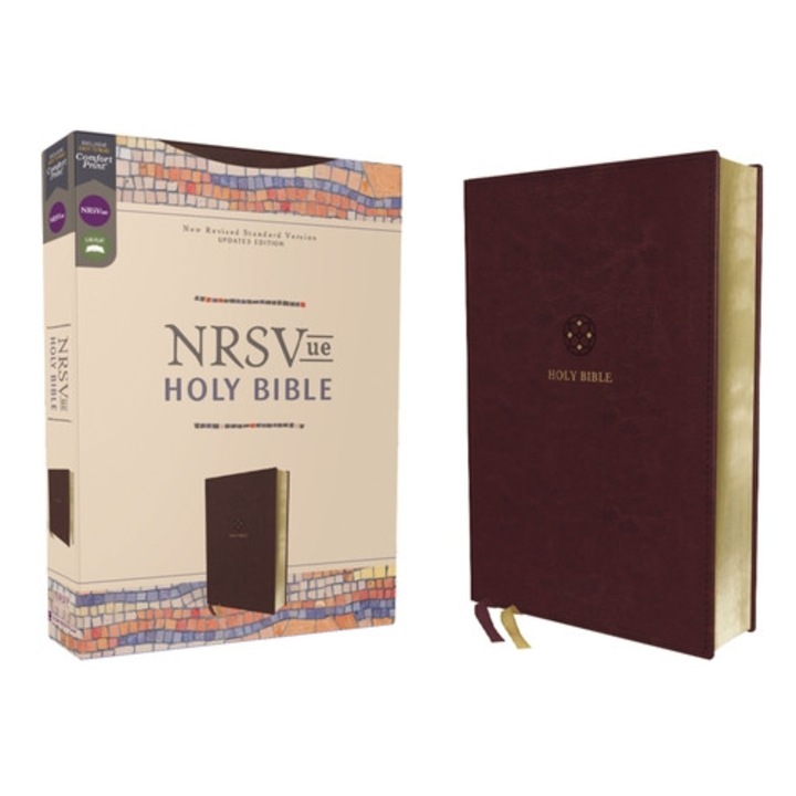 Nrsvue, Holy Bible, Leathersoft, Burgundy, Comfort Print - Zondervan