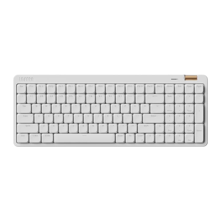Tastatura Mecanica Wireless Lofree Flow Lite100 Low-profile, Bluetooth / 2.4 GHz / USB-C, QWERTY Layout, Off-White