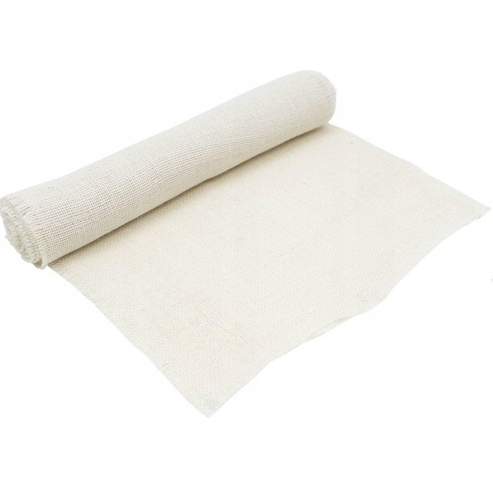 Tesatura de iuta alba 50cm x 5m, Ningbo