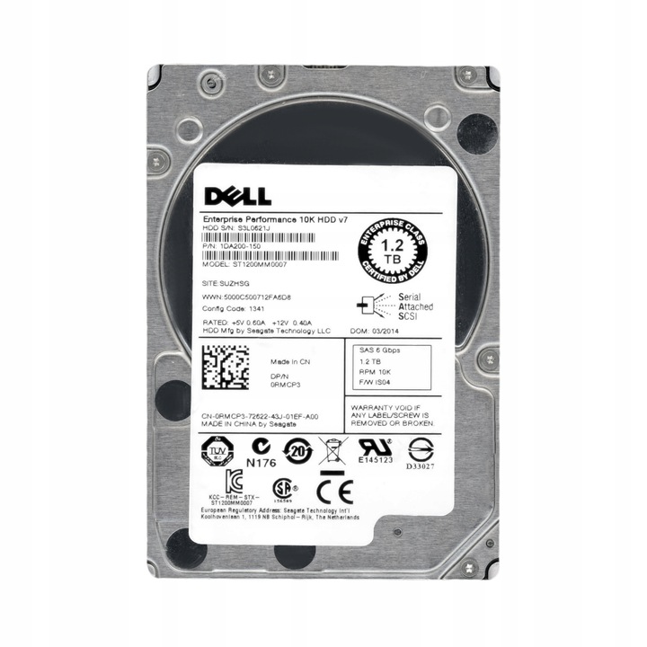 Hard disk DELL 1.2TB 10K 64MB SAS-2 2.5"