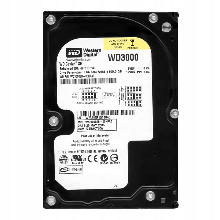 Merevlemez 300GB, 7200RPM, 8MB, 3.5"
