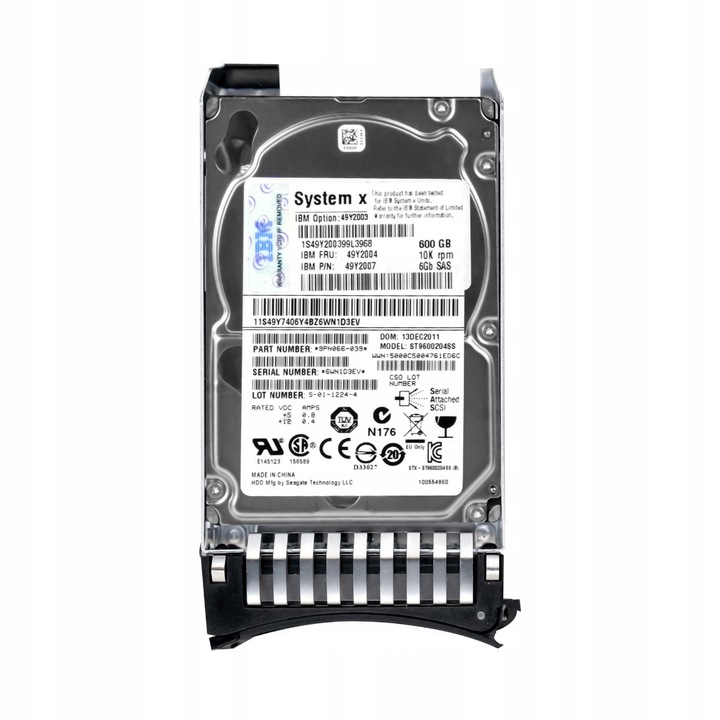 Hard Disk 600GB 10K SAS-2 2.5" IBM