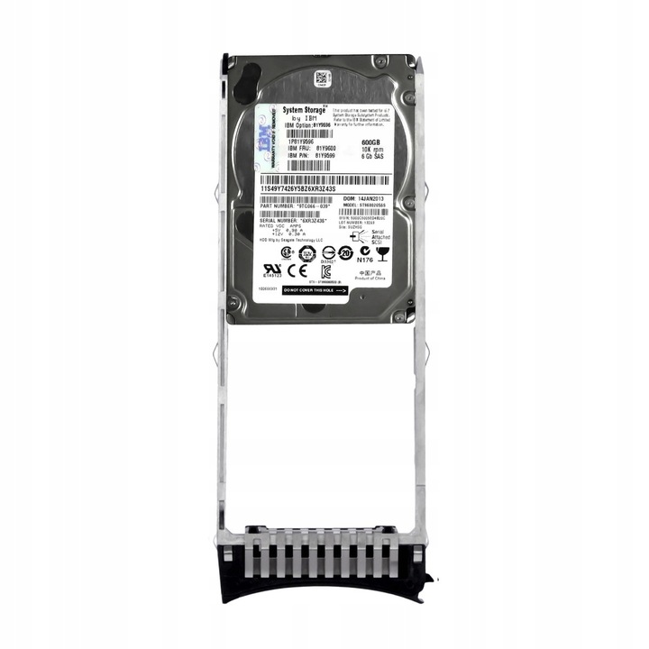Hard Disk server 600GB 10K 64MB SAS-2 2.5'' IBM