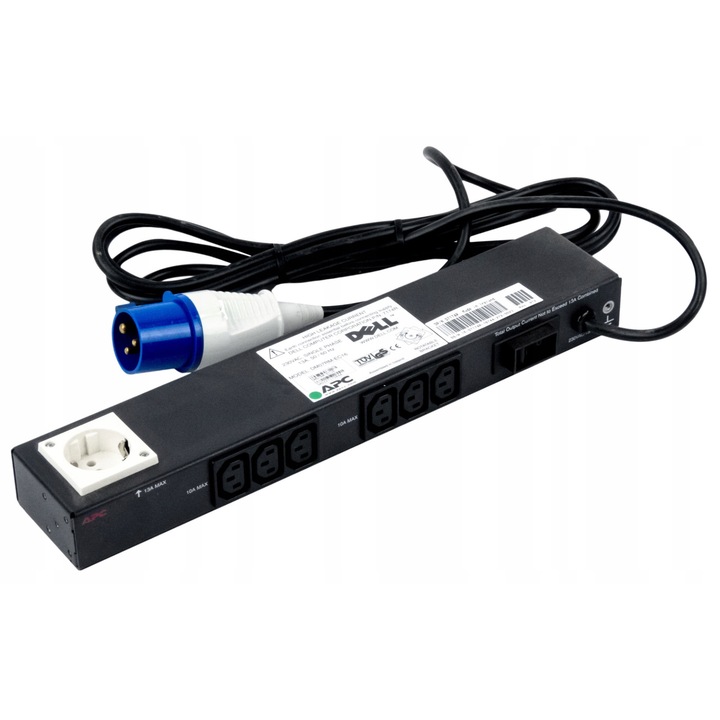 PDU 6-portos 13A, Dell, 230V, 07174R