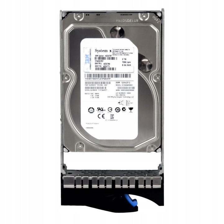 Hard Disk 2TB 7.2K 64MB SAS-2 3.5'' IBM