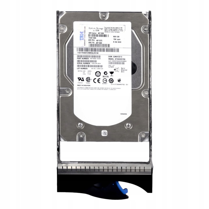 Merevlemez 600GB IBM HUS156060VLS600 15K 16MB SAS-2 3.5''