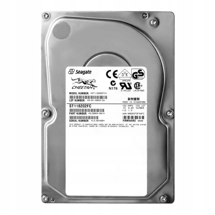 Hard Disk 3.5'' Seagate Cheetah 18.2GB 10000RPM 1MB Fibre Channel