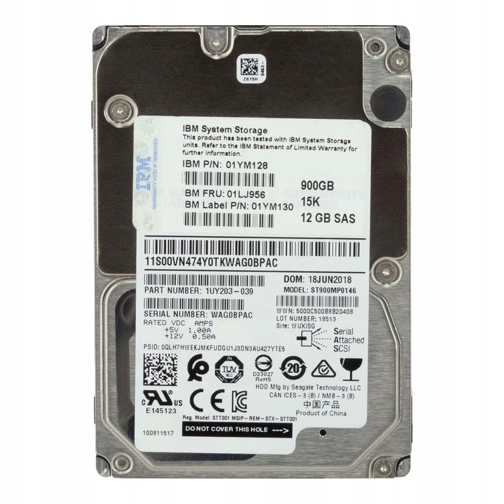 Merevlemez 2.5'' IBM 900GB 15000RPM 256MB SAS-3