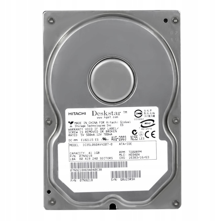 Hard Disk 8TB, Dell, 5900RPM, SATA III, 3.5''