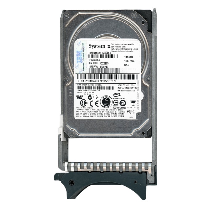 Hard Disk server 146GB 10K 16MB SAS 2.5" IBM 43X0865