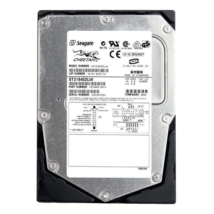 Hard Disk 3.5'' Seagate Cheetah 18.2GB 15000RPM 8MB SCSI U160