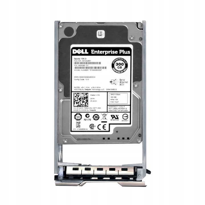 Hard Disk 2.5" Dell 300GB 15000RPM SAS-2 64MB