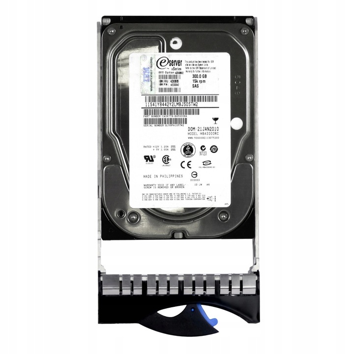 Hard Disk 300GB 15K 16MB SAS 3.5'' IBM MBA3300RC