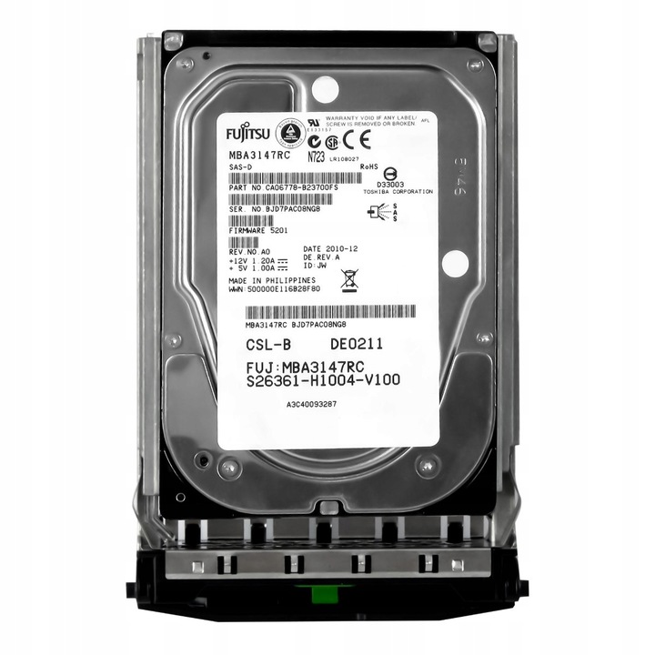 Hard Disk server Fujitsu MBA3147RC 146GB 15K SAS 3.5"
