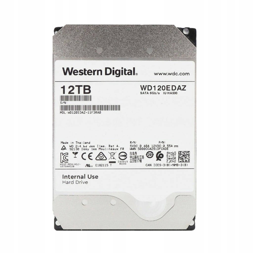 Discul HDD Western Digital 12TB 3.5