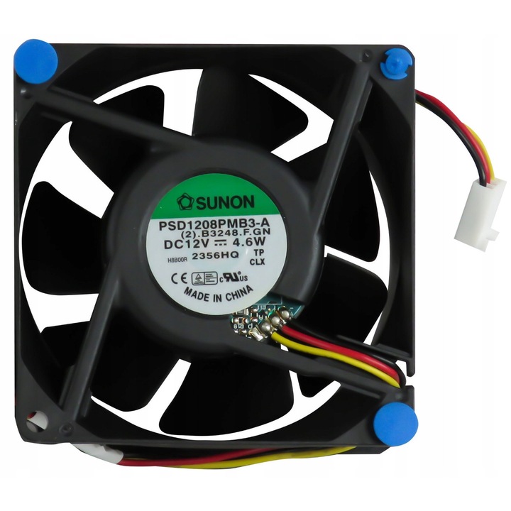 Ventilator PC Sunon 80mm 3-PIN 80x80x38cm