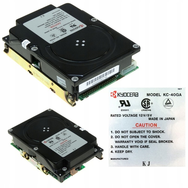 Merevlemez 3.5'', Kyocera KC-40GA, 41MB, 2747 RPM, ATA
