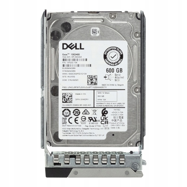 Hard Disk 600GB 10K 128MB SAS-3 2.5'' Dell