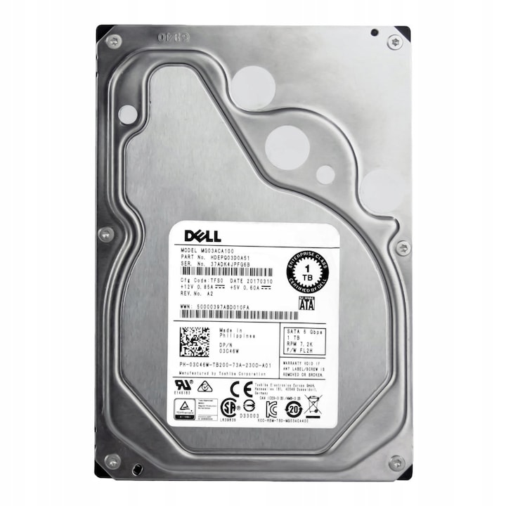 Hard Disk 1TB 7.2K RPM SATA III 3.5'' DELL MG03ACA100