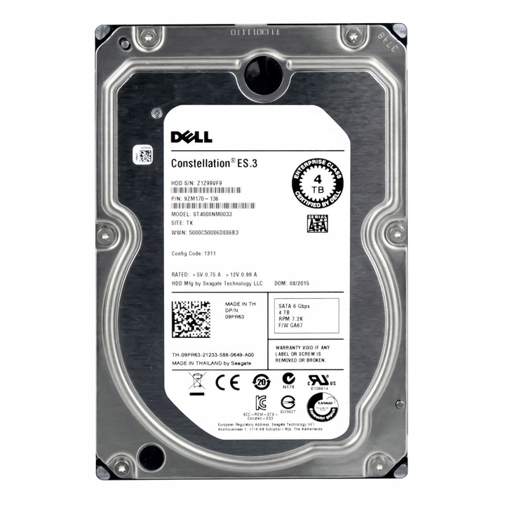 Hard Disk 4TB Dell 7200RPM 128MB SATA III 3.5''