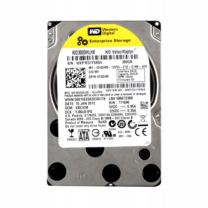 Hard Disk 2.5'' VelociRaptor 300GB, 10K RPM, 32MB, SATA III