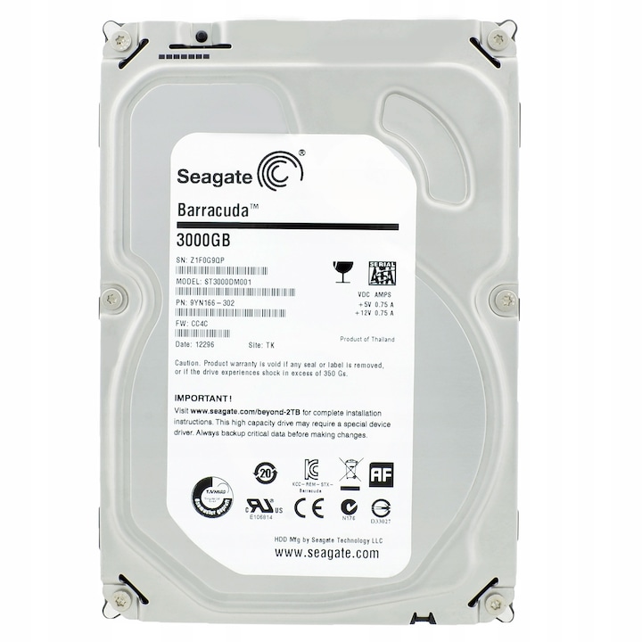 Hard Disk 3.5" Seagate 3TB SATA III 7200RPM 64MB