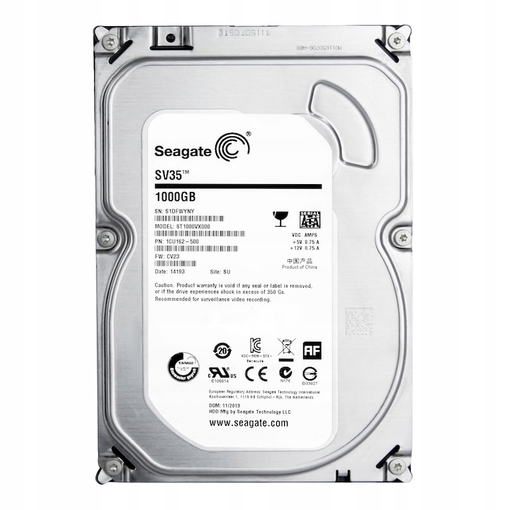 Hard Disk 3.5'' Seagate SV35 1TB 7200RPM SATA III 64MB