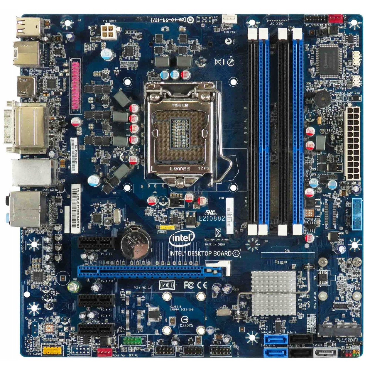 Placa de baza Intel DH77EB, LGA1155, 4x DDR3, 4x PCIe, micro ATX - eMAG.ro