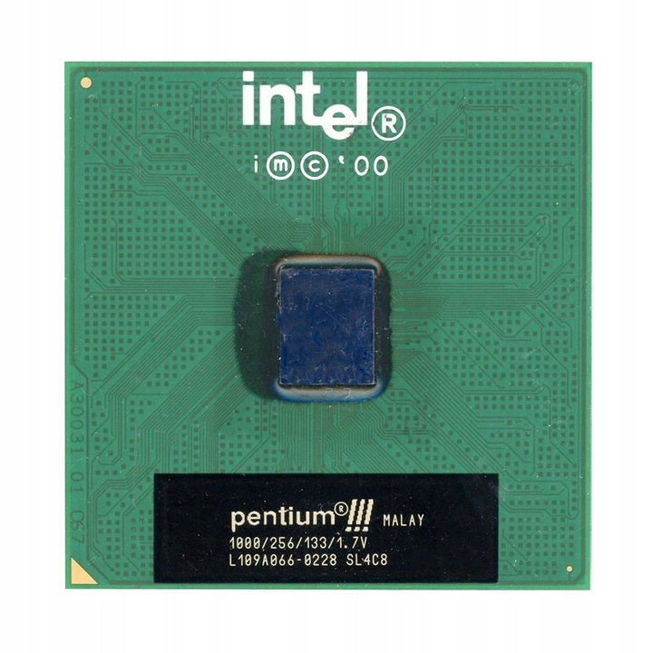 Procesor Intel Pentium III 1GHz SL4C8 Socket 370, 1 nucleu, 256KB cache