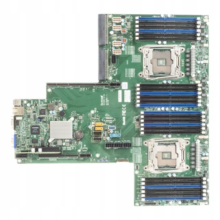 Supermicro X10DRU-I+ alaplap, kétfoglalatos LGA2011-v3, 24x DDR4