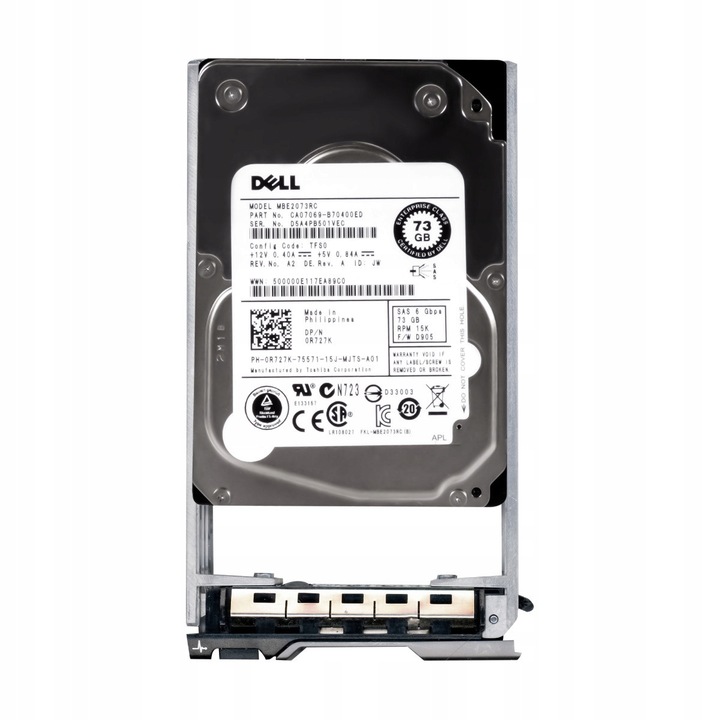 Hard Disk 73GB Dell 15K 16MB SAS-2 2.5''