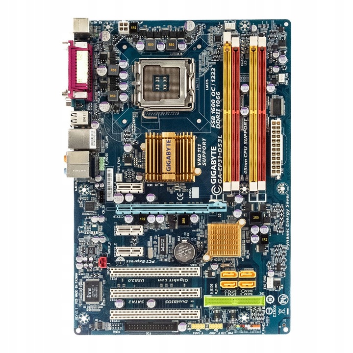 Alaplap ATX GA-EP31-DS3L, 4 RAM foglalat, 4 PCI Express, Socket 775, Gigabyte