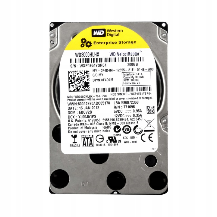 Hard Disk 300GB 10K 32MB SATA III 2.5''