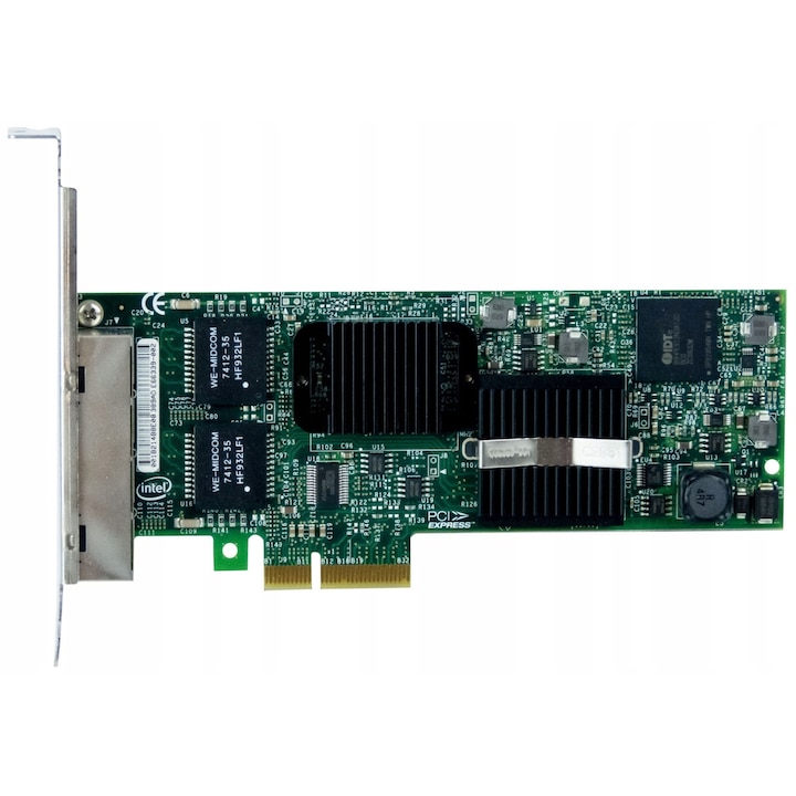 Placa de retea Intel X550-T2, 10 Gbit, 2 porturi, cablu RJ-45, 210x115x160mm, verde/silver