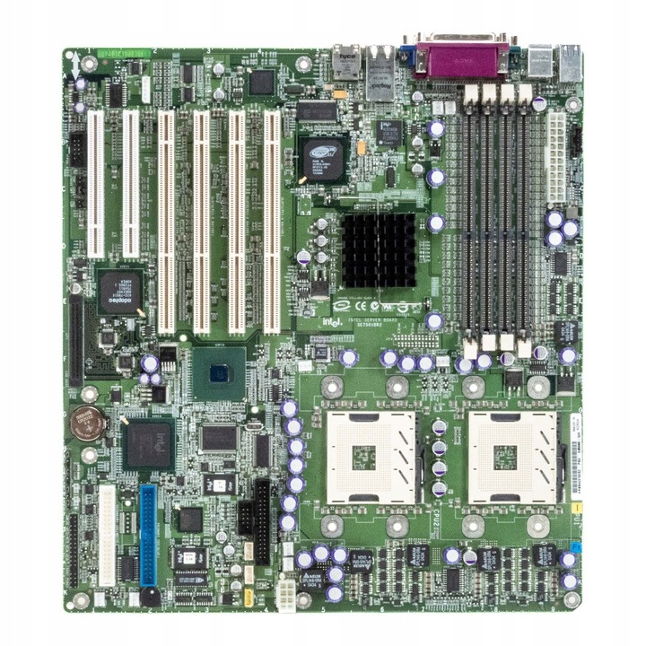 Placa de baza Intel SE7501BR2 EATX, 2x Socket 604, 4 sloturi RAM, 4 PCI-X, 2 PCI