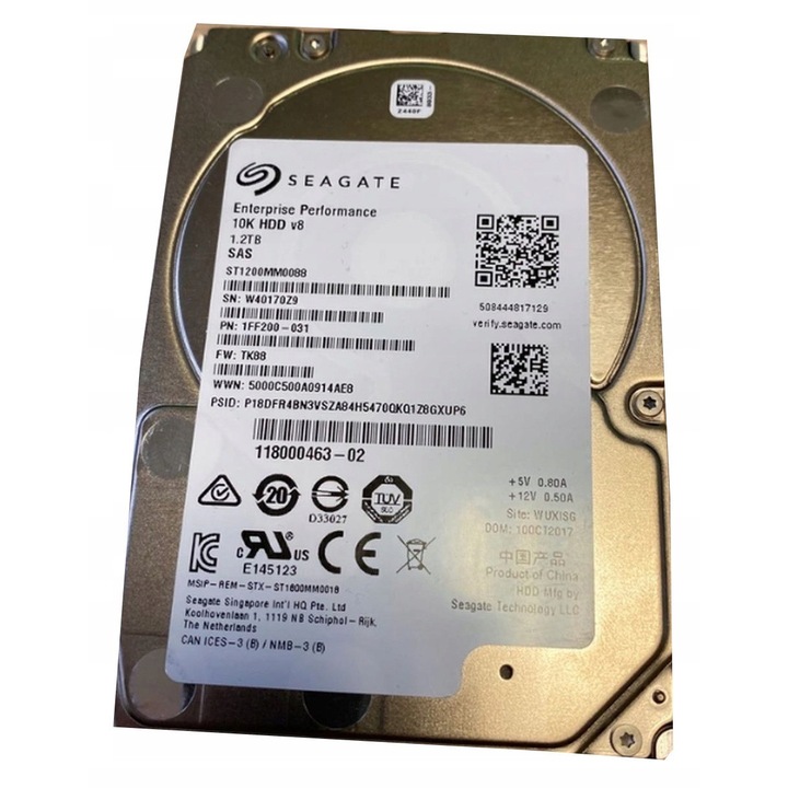 Hard Disk 2.5'' Seagate 1.2TB 10K 128MB SAS-3