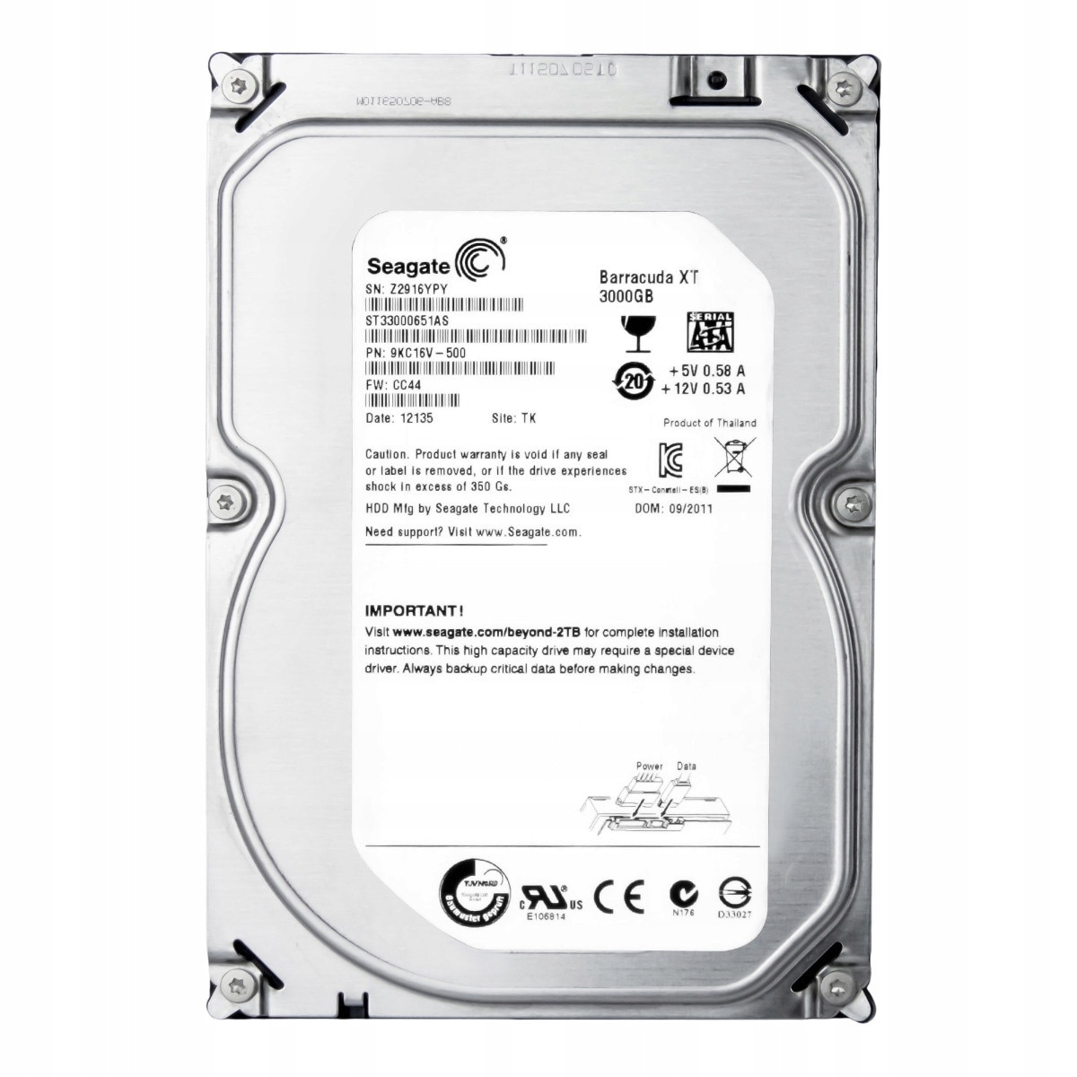 HDD WD Black 3TB, 7200rpm, 64MB cache, SATA III - eMAG.ro