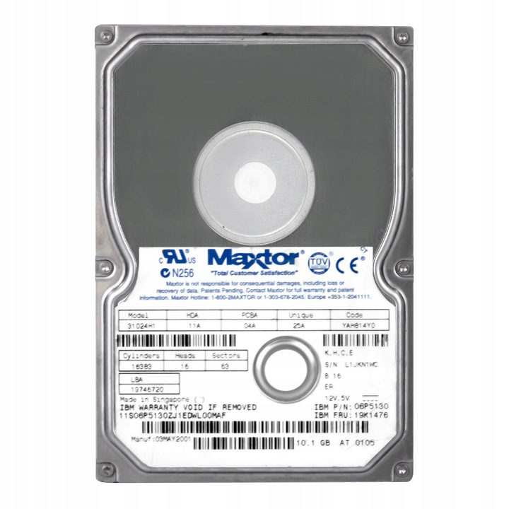 Hard Disk Maxtor DiamondMax VL 40 10GB 5400RPM 2MB ATA 3.5"