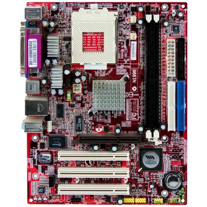 Alaplap MSI MS-7061 VER: 1.0, AMD Socket 462, 2 RAM foglalat, mATX
