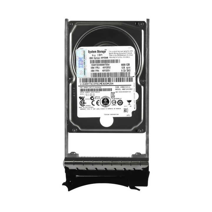 Hard Disk 600GB 10K SAS-2 2.5" IBM MBF2600RC