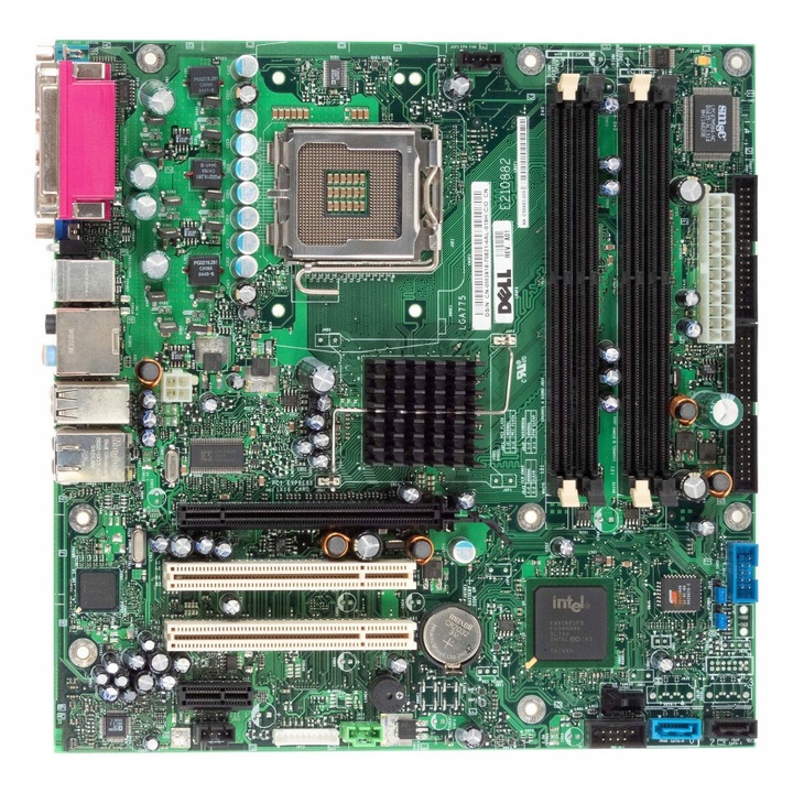 Dell LGA775 DDR2 PCIe ATX alaplap DIMENSION 4700-hoz, 4 RAM foglalat, 2 PCI Express, 2 PCI